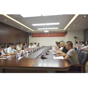 广西新莱建设有限公司总经理陪同海安市人大