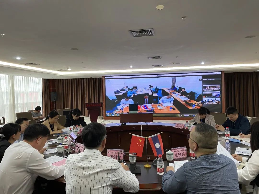 广西新莱建设有限公司总经理张贤兵受邀参加老挝国家药用植物园项目推进视频会(图2)