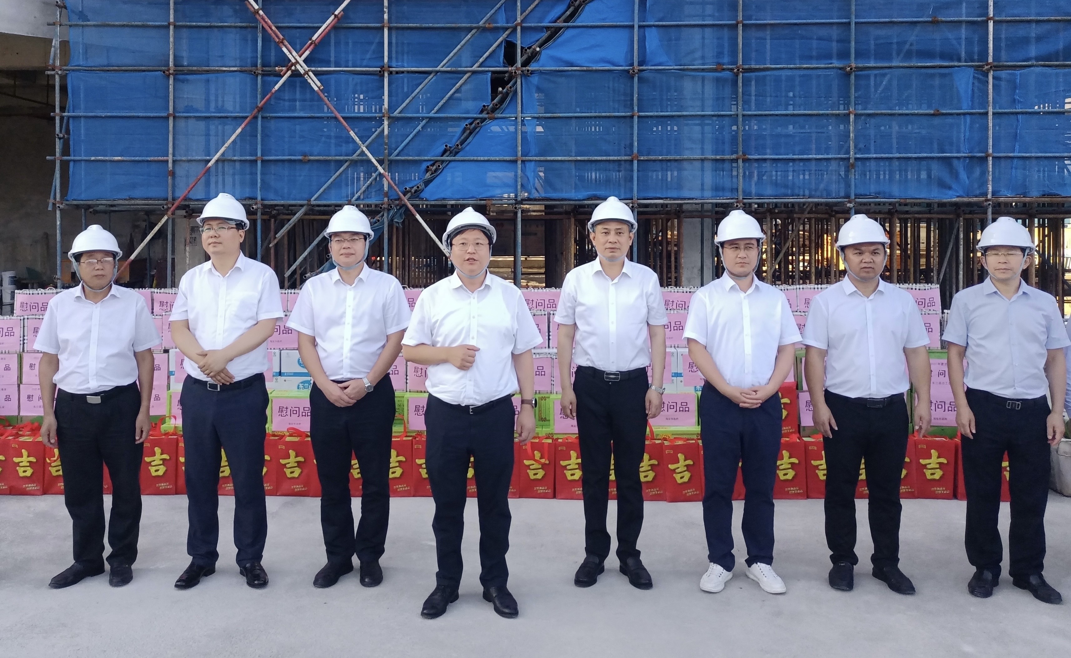 海安市市长谭真莅临新莱建设、云峰豪庭慰问、指导工作！(图1)
